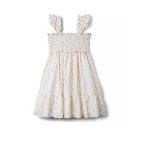 Janie & Jack ‘The Emily’ Smocked Pink Floral Sundress